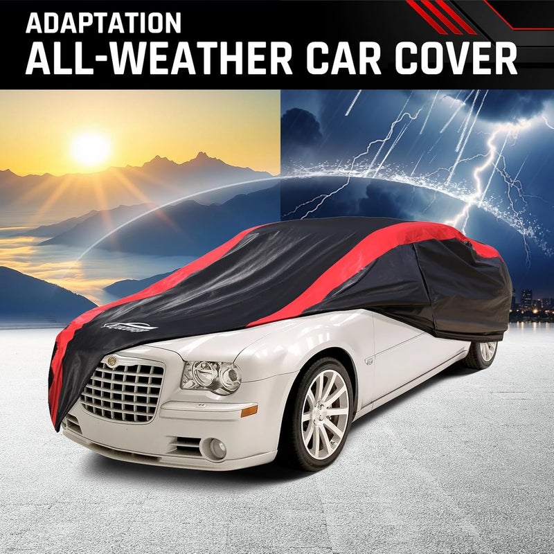 AltoCover Car Cover Custom Fit for Chrysler 300 2004-2023, Coupe Car Cover Waterproof All Weather with Cotton Liner for Rain Snow Protection - Image 5